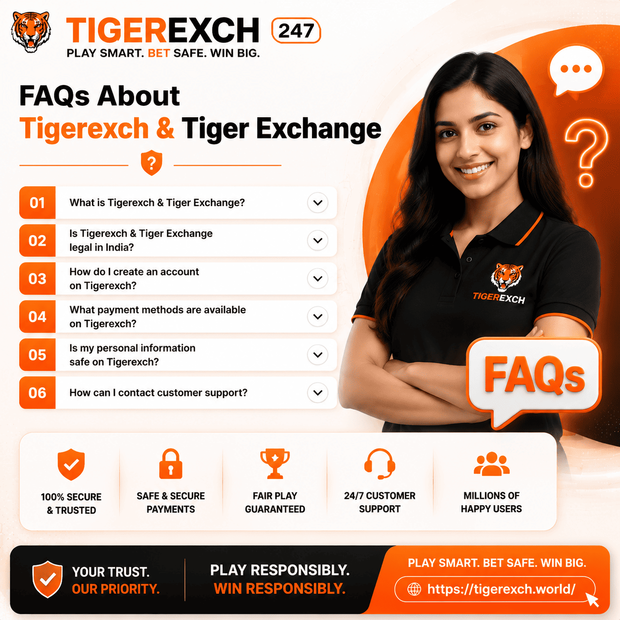 Frequently asked questions about Tigerexch