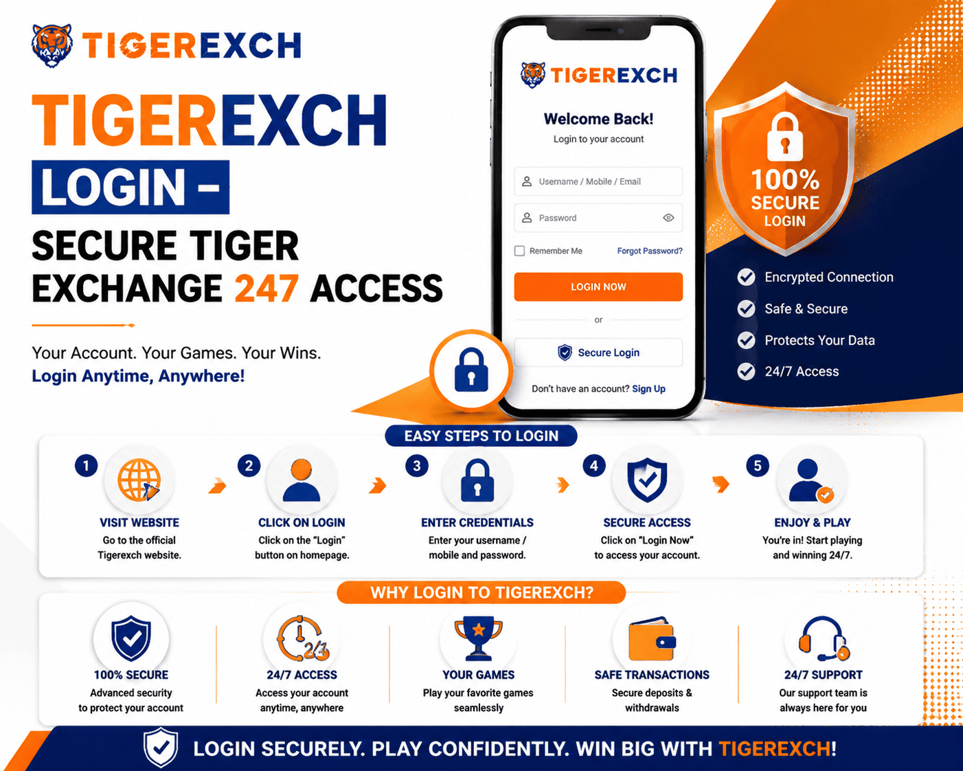 Tigerexch login page secure access